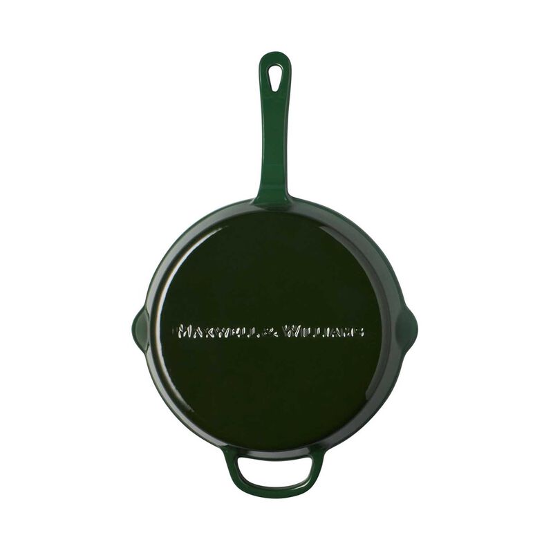 Maxwell & Williams Cast Iron Frypan English Racing Green 26cm Gift Boxed image number 2